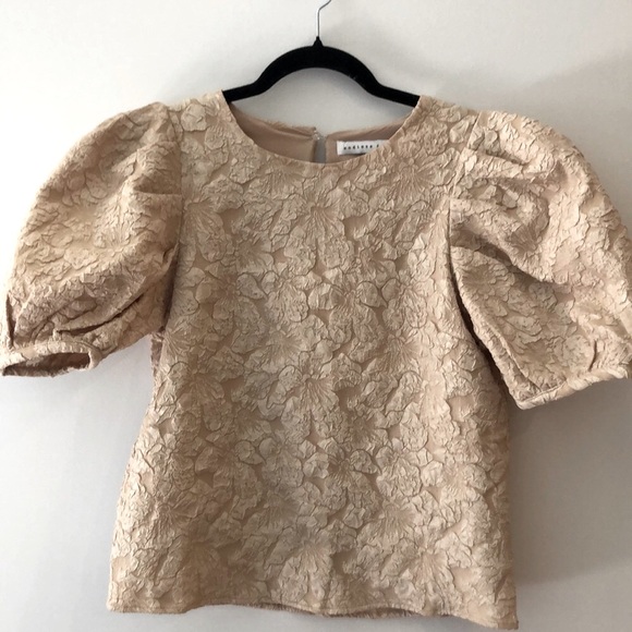 Endless Rose Tops - Endless Rose puffed short sleeve floral top